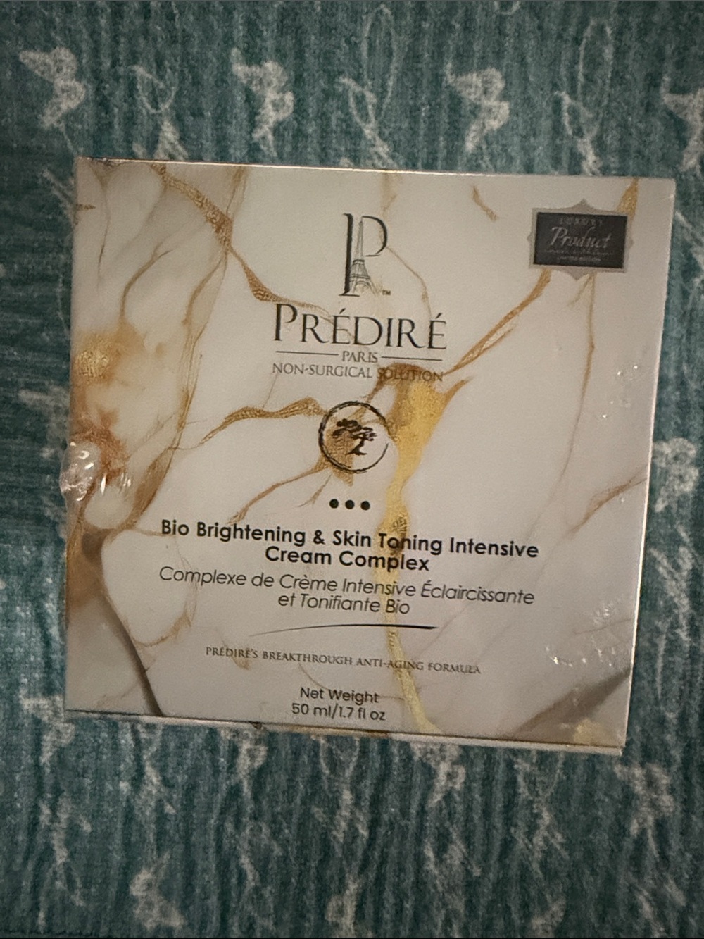 Prédiré Bio Brightening & Skin Toning Intensive Cream Complex — White & Gold